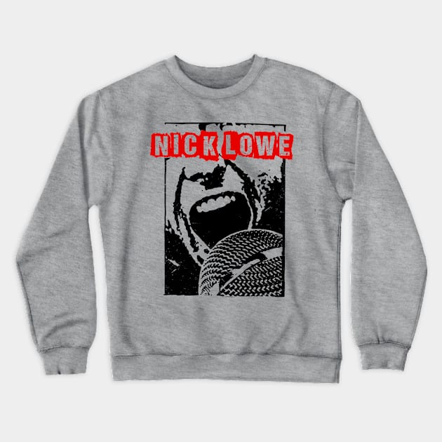 nick lowe Crewneck Sweatshirt by pixel agency